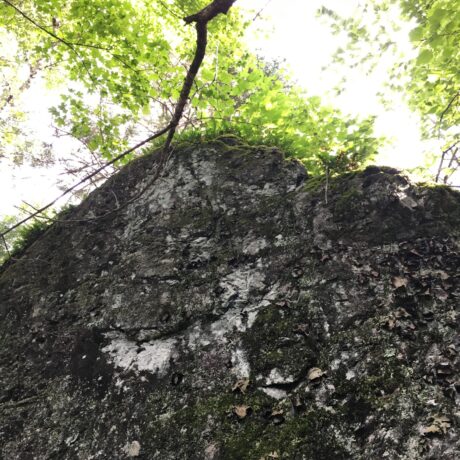 Huge boulder