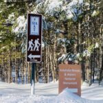 A Trail SIgn in the Snow